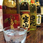 田 - 店主オススメ焼酎そろえてます