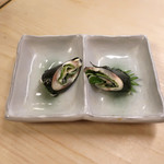 鮨でですけ - お摘みのコハダ