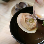 鮨でですけ - 赤出汁の貝汁