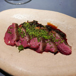 エクアトゥール - ルーアン鴨に花山椒