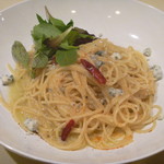 トラットリア ギフト - ブルーチーズのペペロンチーノ スパゲッティ