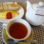 Dagwood Cafe - モーニングサービス（無料）　紅茶（キャンディ）￥420