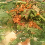 (食)越南 - カイン・ダウフウ・ヘ（豆腐・ニラのスープ）