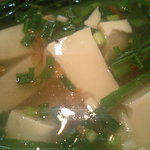 (食)越南 - カイン・ダウフウ・ヘ（豆腐・ニラのスープ）