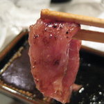 焼肉 ジャンボ - レアが一番の食べ時だそうです！