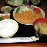 とんふな - ロースカツ定食