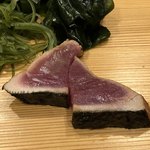 鮨処 多田 - カツオのたたきステーキ、