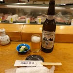 光寿司 - アサヒスーパードライ(大)630円