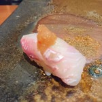 元 - ヒラメ昆布締め 2018年4月