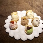 数寄屋橋茶房 - 6種のハーゲンダッツ最中¥1280