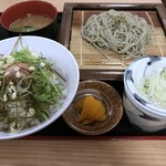 生本まぐろ へぎそば 炉端焼 魚然 - 