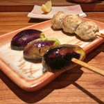 とり喜 - 小なす + つくね