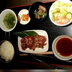 熟成焼肉 听 - ハラミ定食
