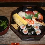 富木島寿司 - 寿司セット（寿司とお吸い物）