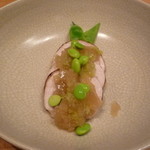 ごはん屋 今ここ - 鶏　モロッコインゲン　枝豆