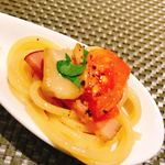 創作イタリアン Gemelli - 常連さんからのおすそ分け ちょっとピリ辛だった