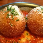 イタリア食堂amico - 新潟栃尾米のアランチーニ