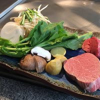 佐賀牛 季楽 銀座  - 食材 (「牡丹 最高級佐賀牛フィレ」9000円)