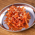 Saki squid kimchi