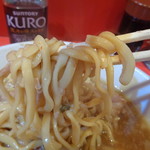 ラーメン二郎 - 基本柔らかい麺です