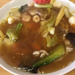 Ramen Hamakko - あんかけ焼そば、アップ