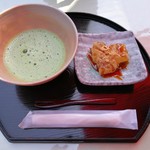 松風庵 - わらび餅&抹茶セット 500円
