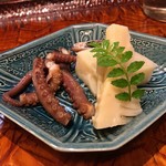 う越貞 - 手長蛸 水間観音の白子の筍