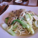 牡蠣のパスタ(2018年4月)