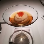 ラーゴ - 人参のムースと出汁風味のジュレと北海道産のイクラ