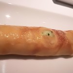 RISTORANTE LAGO - ブロッコリーとクリームチーズをクレープで包んだもの