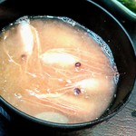 安茂里 - 甘えびの味噌汁