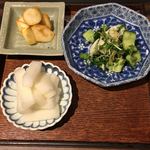 旬菜 おぐら家 - 春旬菜3種盛り