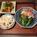 旬菜 おぐら家 - 春旬菜3種盛り