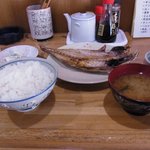 小料理四季 - アジの干物定食