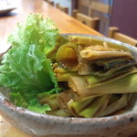 心粋厨房 獬 - ネギの醤油漬け・・。