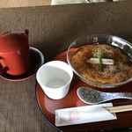 蕎遊庵 - さらしな生一本（きいっぽん） 冷汁 やまいも添え　850円