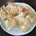 藤店うどん - 小えび天盛 350円