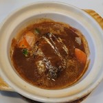 洋食堂コロンバ - 土鍋ハンバーグ～デミグラスソース
