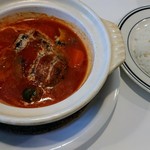 洋食堂コロンバ - 土鍋ハンバーグ～トマトソース