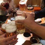 菜鶏 - やっべ！ちょー楽しい(・ω・)乾杯
      控えめの7名ですが盛り上がった