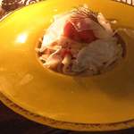 Terrace Dining TANGO - 静岡岩山農園 幻のトマトと鰆のフレッシュトマトソース〜フェンネルのアクセント〜 @1,700円