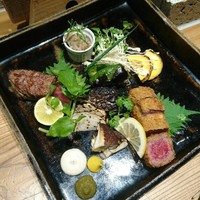吉祥寺 三うら - リブロースの芯網焼き・カツレツ