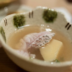 うを徳 - "花山椒鍋（はなざんせうなべ）"之二、越前勝山（ゑちぜんかつやま）の赤鯥（あかむつ）