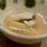 うを徳 - "花山椒鍋（はなざんせうなべ）"之一、城州（やましろ）物集女笋（もづめだけ）