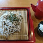 楽翁会館 - 麺は製麺所のものですが、一応本わさびです。