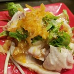 めだかタンタン - 蒸し鶏とくらげの冷菜