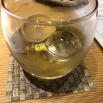 別邸 山風木 - フリードリンクのバーボン。