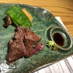 別邸 山風木 - メインの牛フィレ肉。