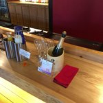 別邸 山風木 - 朝シャンパン。牛乳。ジュース。