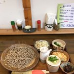 美山窯 - もりそば ¥700   ご飯セット ¥300